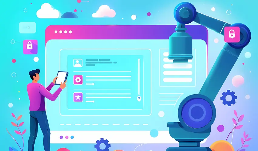 Front-End Development interface with code and design preview